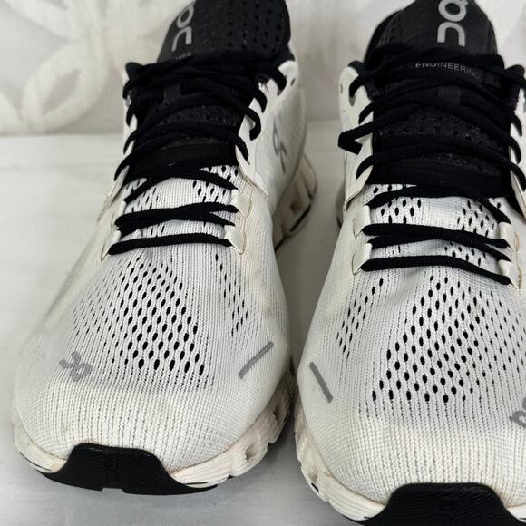 On Running Cloud X White Black Mesh Shoes Mens Size 9.5 Sneakers - Picture 5 of 11
